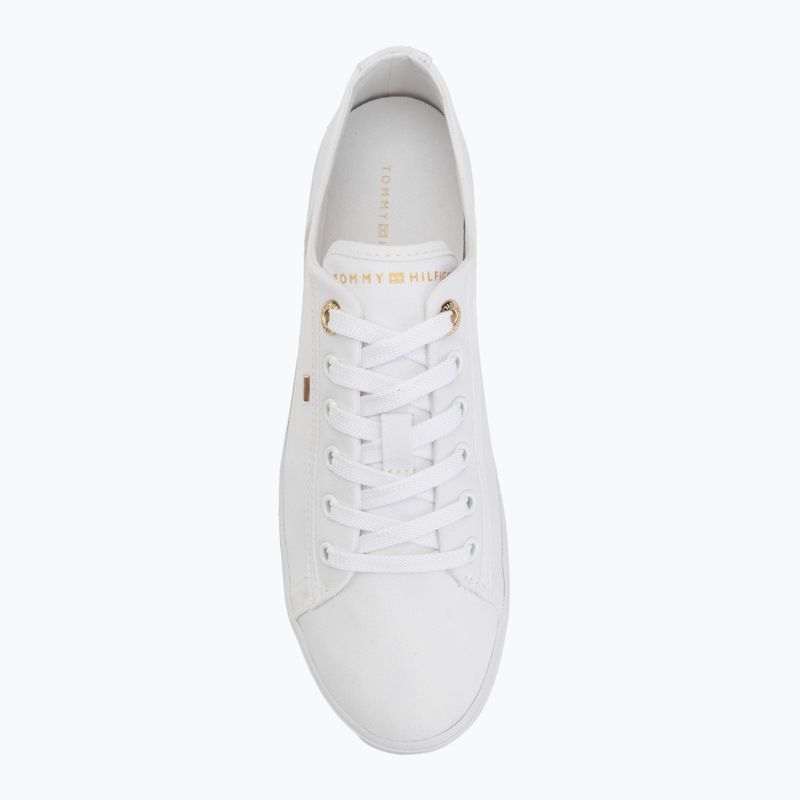 Teniși pentru femei Tommy Hilfiger Foxing Sneaker Canvas white 5