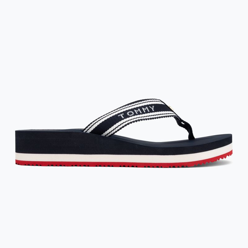 Șlapi pentru femei Tommy Hilfiger Flag Print Summer Sandal rwb 2