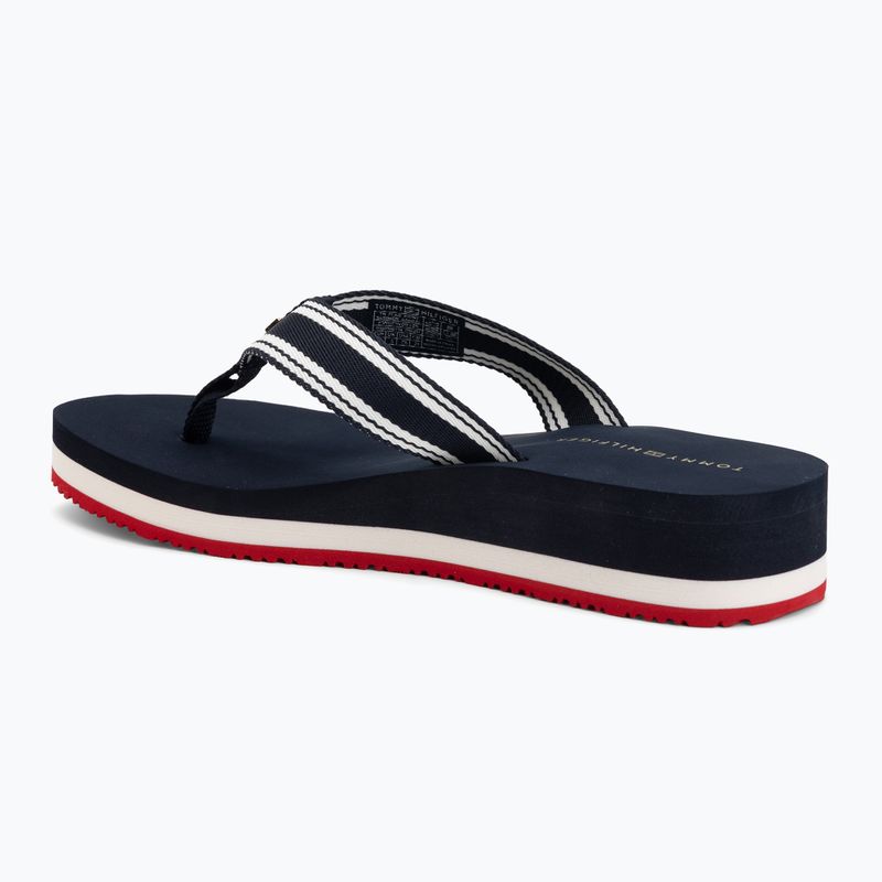 Șlapi pentru femei Tommy Hilfiger Flag Print Summer Sandal rwb 3