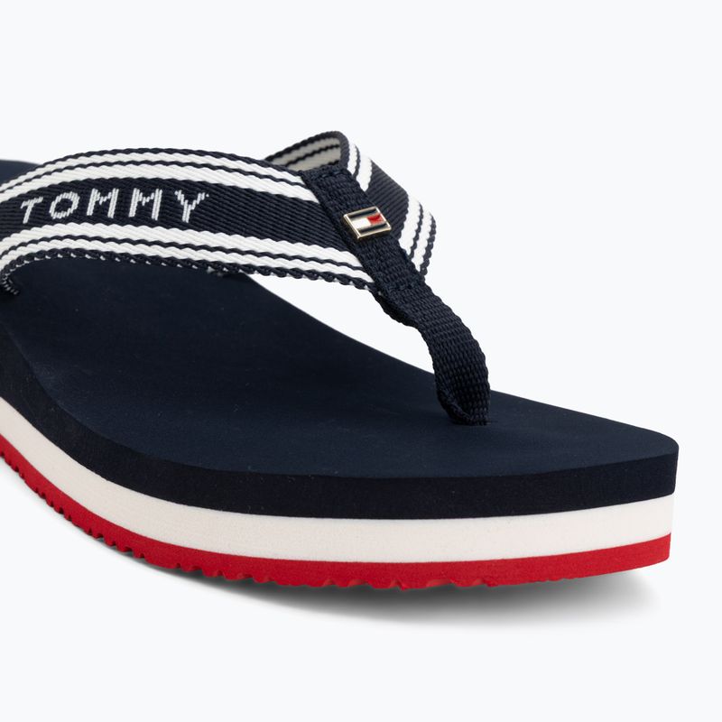 Șlapi pentru femei Tommy Hilfiger Flag Print Summer Sandal rwb 7