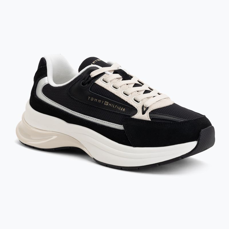 Pantofi damă Tommy Hilfiger Sporty Chic Runner negri