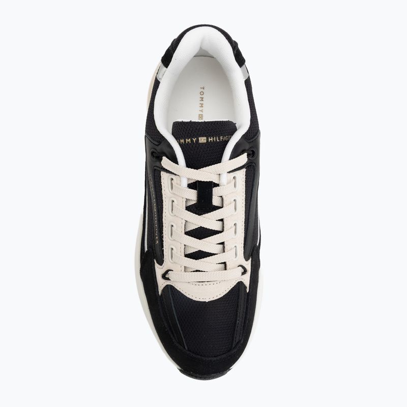 Pantofi damă Tommy Hilfiger Sporty Chic Runner negri 5
