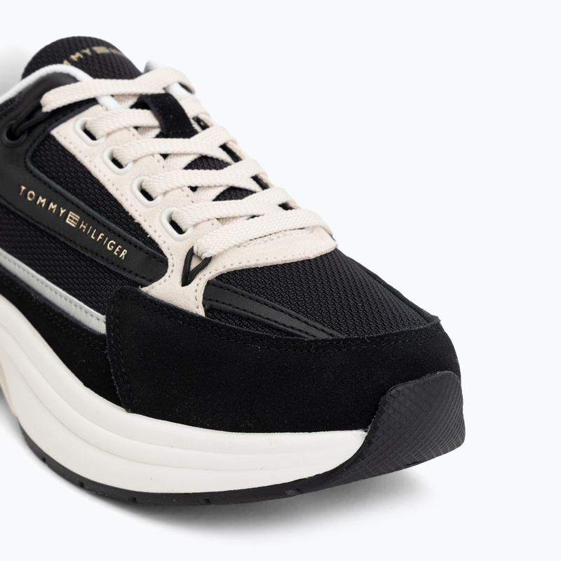 Pantofi damă Tommy Hilfiger Sporty Chic Runner negri 7