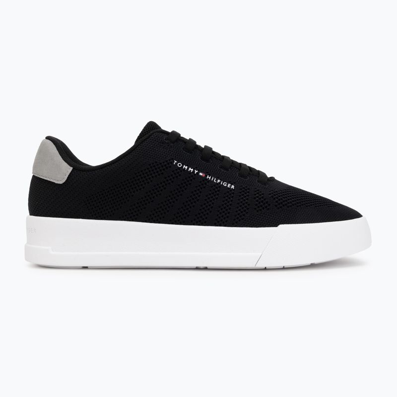 Teniși pentru bărbați Tommy Hilfiger Court Knit black 2