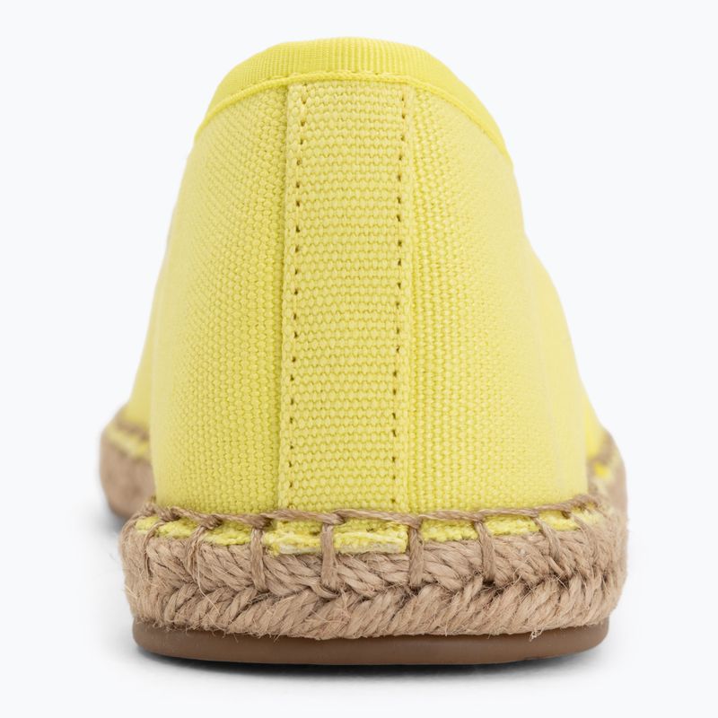 Espadrile pentru femei Tommy Hilfiger Flag Canvas lime 6
