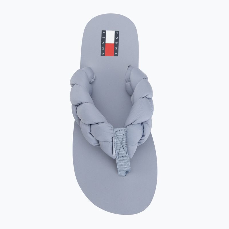 Șlapi pentru femei Tommy Hilfiger Braided Thong soaring skies 5
