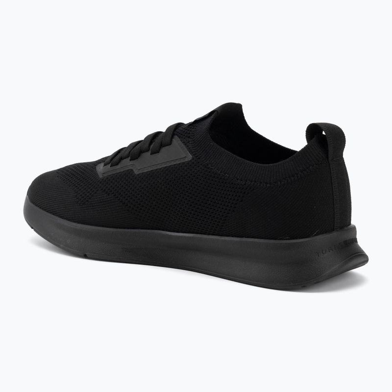 Încălțăminte pentru bărbați Tommy Hilfiger Lightweight Knitted Runner black 3