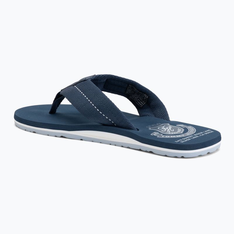 Șlapi pentru bărbați Tommy Hilfiger Patch Beach Sandal aegean sea 3