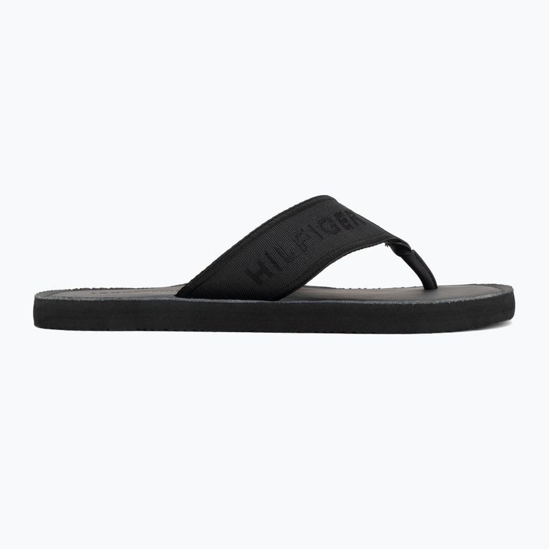 Șlapi pentru bărbați Tommy Hilfiger Lbeach Sandal Leather black 2