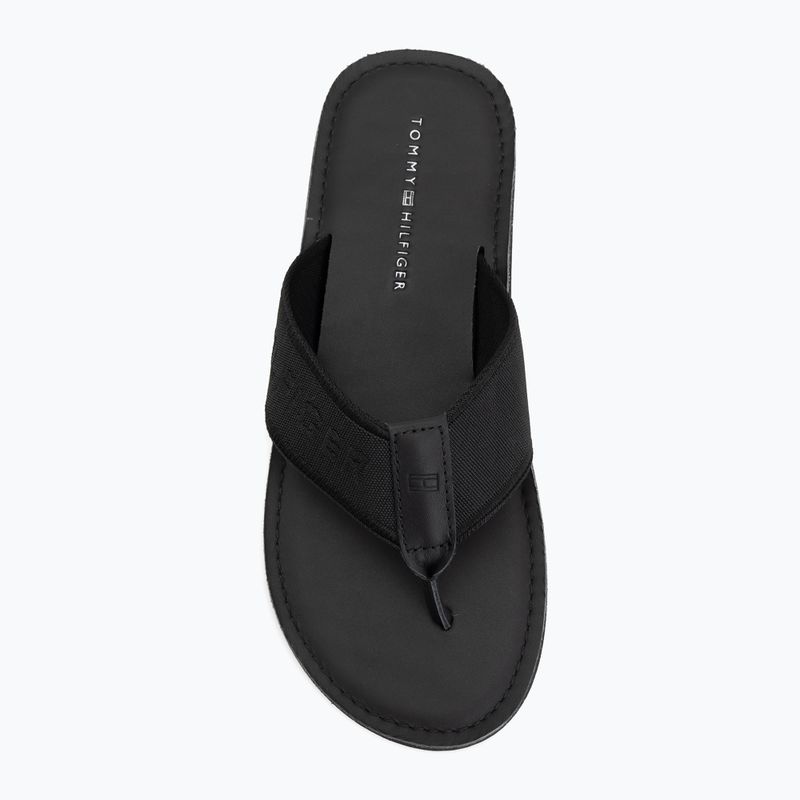 Șlapi pentru bărbați Tommy Hilfiger Lbeach Sandal Leather black 5