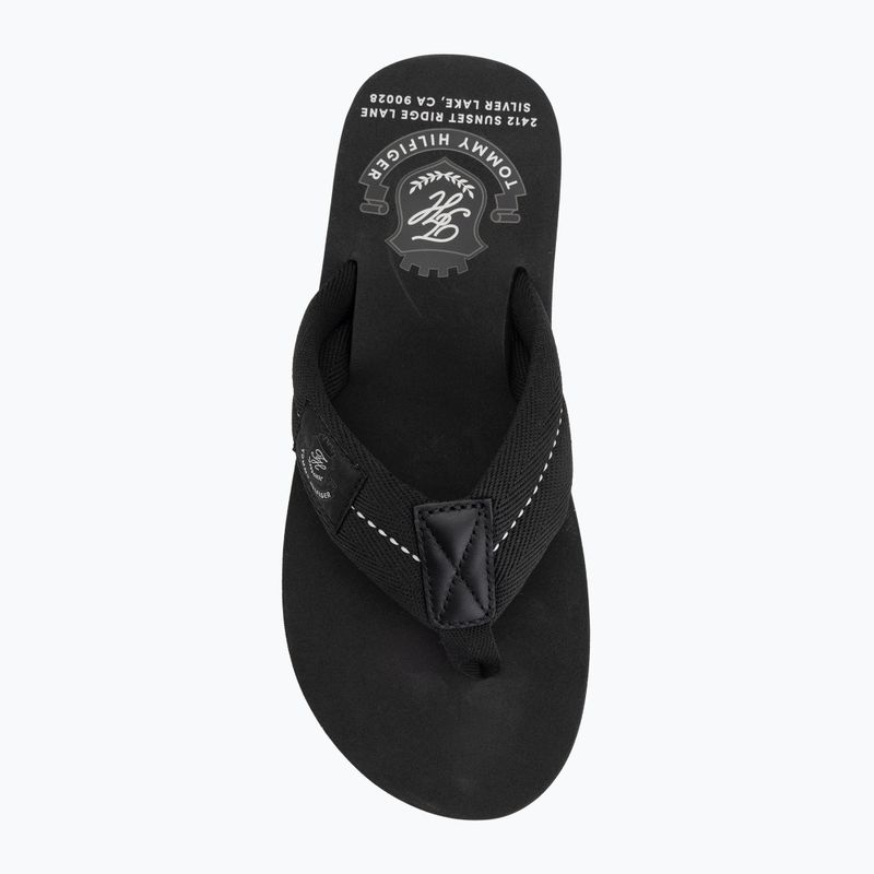 Șlapi pentru bărbați Tommy Hilfiger Patch Beach Sandal black 5