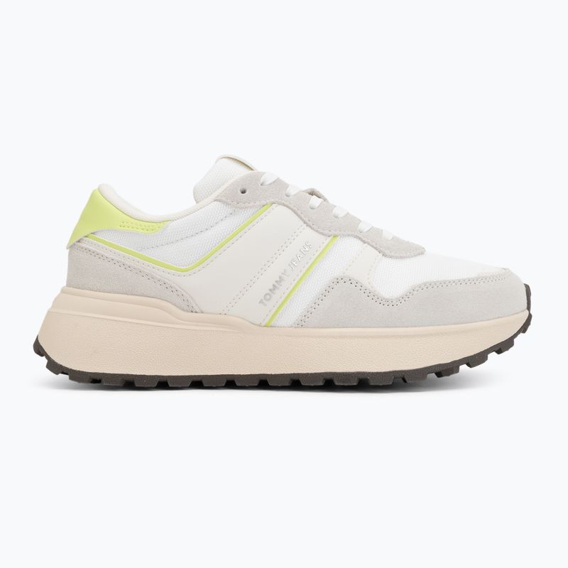 Încălțăminte pentru femei Tommy Jeans Sporty Runner lime essence/ivory 2