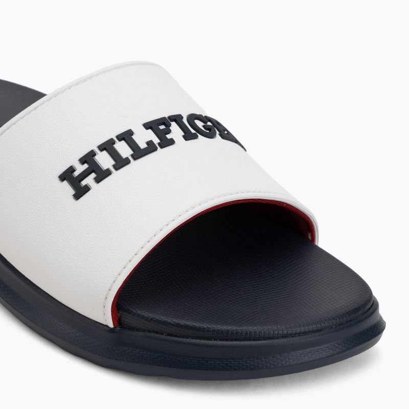 Șlapi pentru bărbați Tommy Hilfiger Dual Density white 7