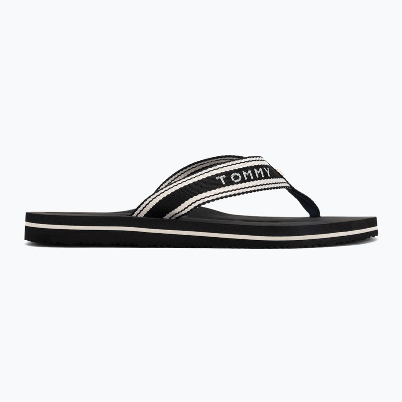Șlapi de damă Tommy Hilfiger Webbing Summer Sandal black 2