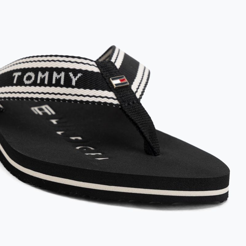 Șlapi de damă Tommy Hilfiger Webbing Summer Sandal black 7