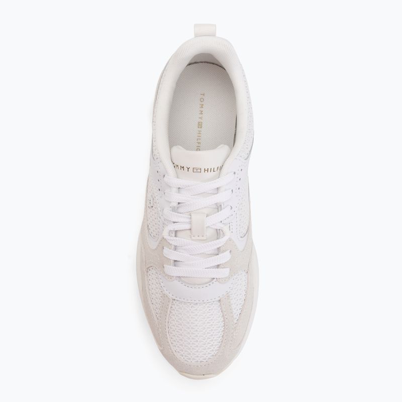 Încălțăminte pentru femei Tommy Hilfiger Mix Material Runner white/ecru 5