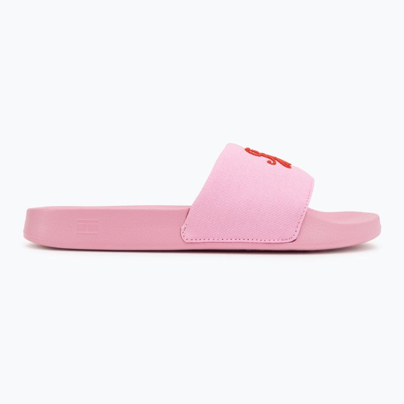 Papuci pentru femei Tommy Hilfiger Script Pool rose petal 2