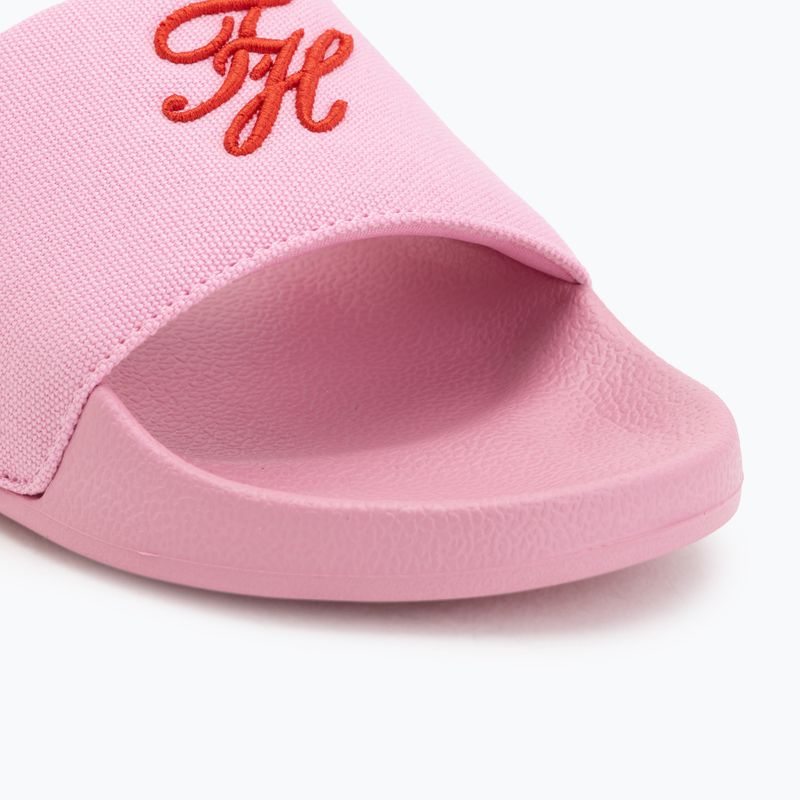 Papuci pentru femei Tommy Hilfiger Script Pool rose petal 7