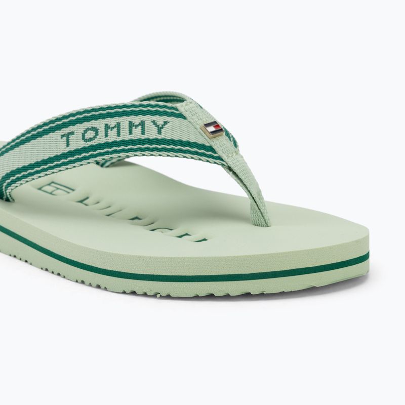 Șlapi de damă Tommy Hilfiger Webbing Summer Sandal gentle jade 7