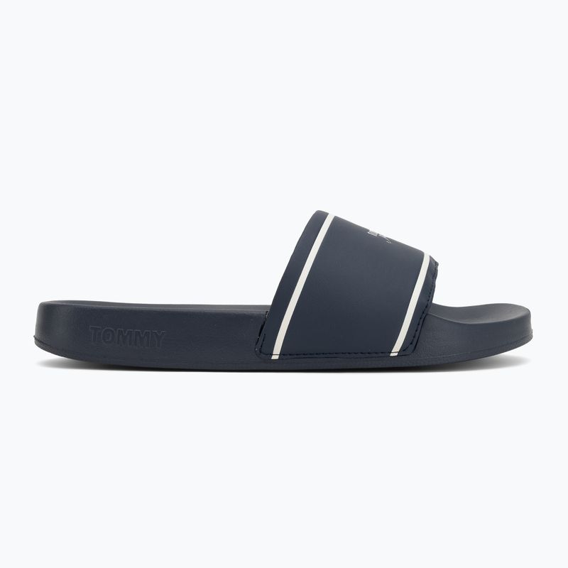Papuci pentru femei Tommy Jeans Poolslides dark night navy 2