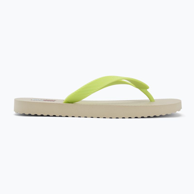 Șlapi pentru femei Tommy Jeans Logo Summer white clay/lime essence 2