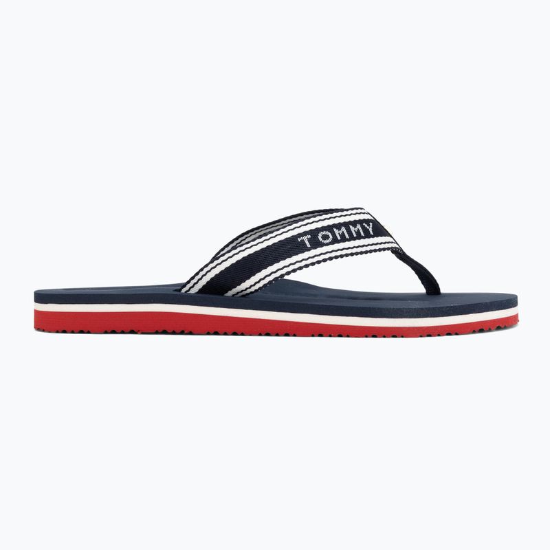 Șlapi de damă Tommy Hilfiger Webbing Summer Sandal rwb 2