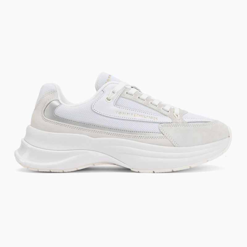Pantofi damă Tommy Hilfiger Sporty Chic Runner albi 2