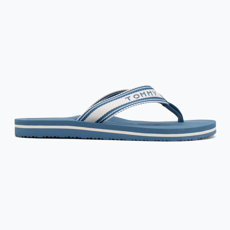 Șlapi de damă Tommy Hilfiger Webbing Summer Sandal cobalt steel 2