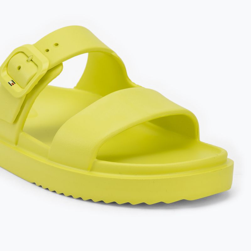 Papuci pentru femei Tommy Hilfiger Light Double Strap lime zing 7