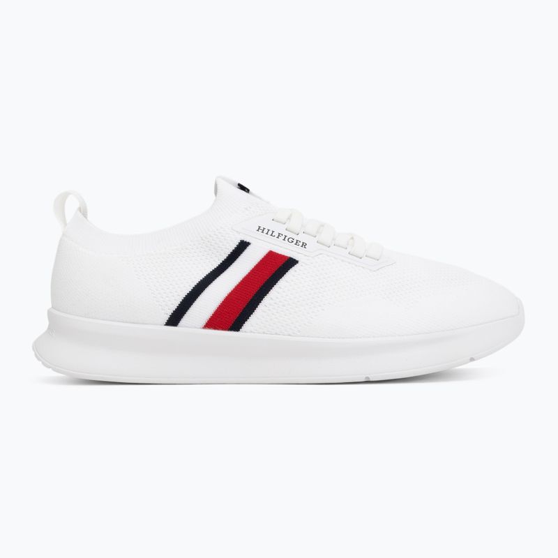 Încălțăminte pentru bărbați Tommy Hilfiger Lightweight Knitted Runner white 2
