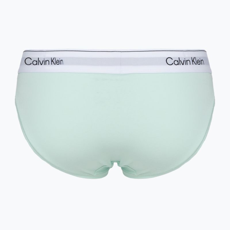 Chiloți pentru femei Calvin Klein LV00QF8520 Bikini feel the mint 2