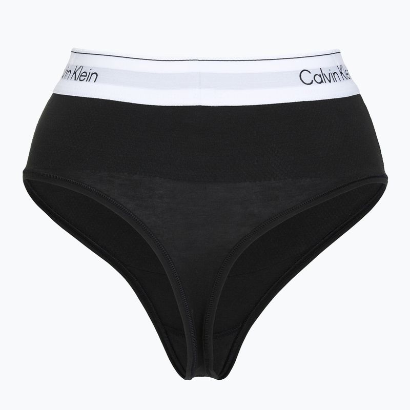 Chiloți pentru femei Calvin Klein LV00QF8283 Thong black 2