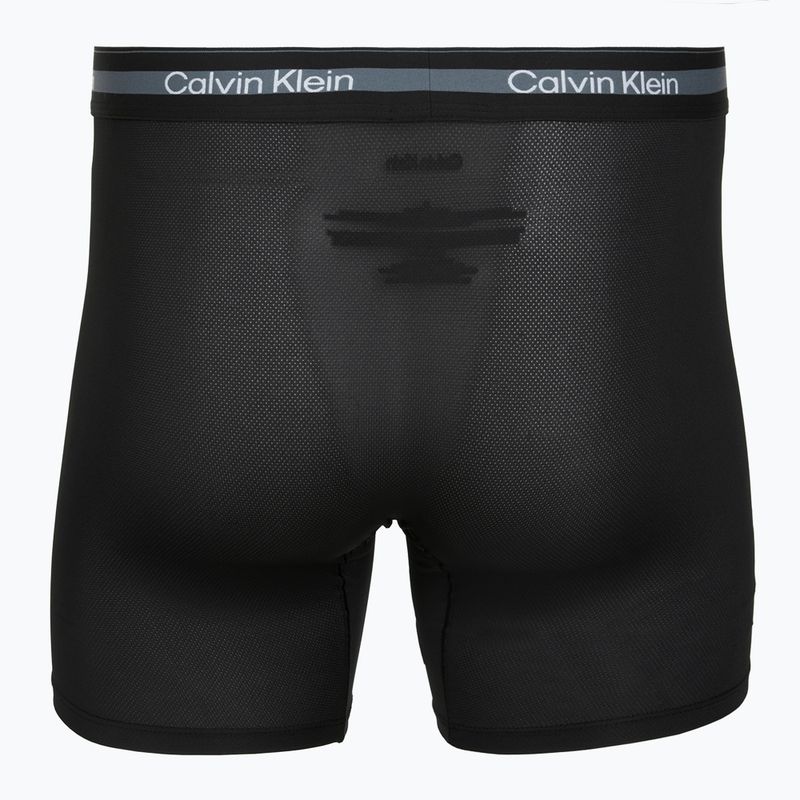 Boxeri pentru bărbați Calvin Klein LV00NB4538 Boxer Brief Long black/black/black 2
