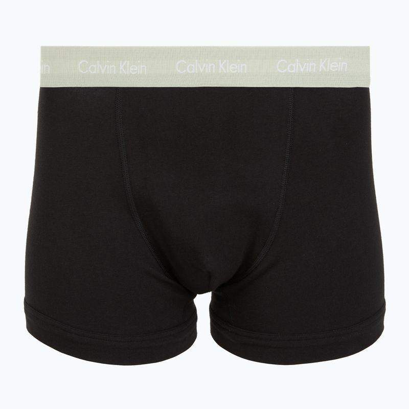 Boxeri pentru bărbați Calvin Klein 0000U2662G Trunk 3 perechi black in plume wb/black in misty sag 3