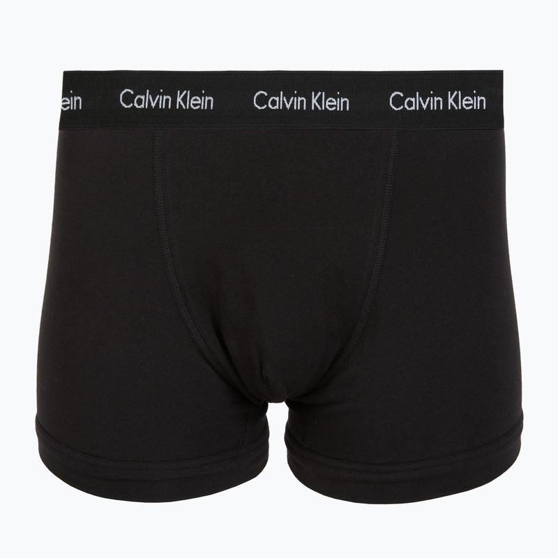 Boxeri pentru bărbați Calvin Klein 0000U2662G Trunk 3 perechi black in plume wb/black in misty sag 4