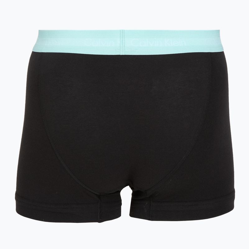 Boxeri pentru bărbați Calvin Klein 0000U2662G Trunk 3 perechi black in plume wb/black in misty sag 5