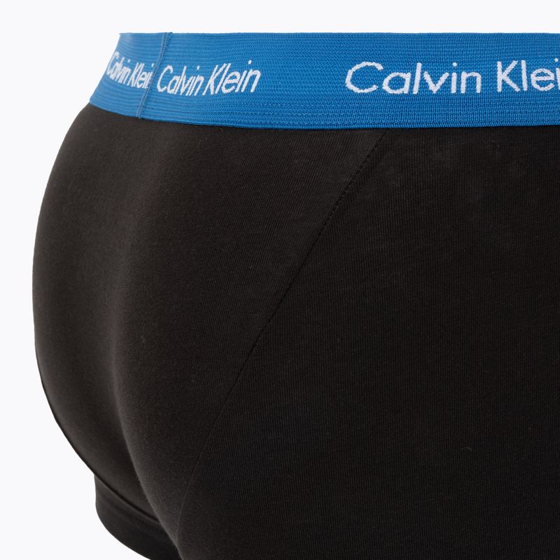 Boxeri Calvin Klein 0000U2664G Low Rise Trunk 3 perechi black/classic blue/black 4