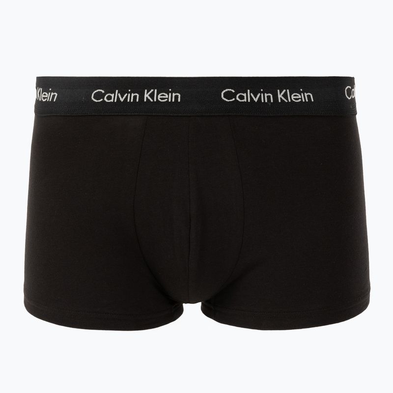 Boxeri Calvin Klein 0000U2664G Low Rise Trunk 3 perechi black/classic blue/black 6