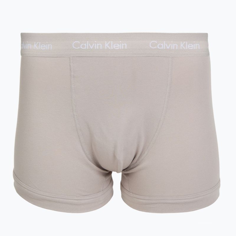 Boxeri pentru bărbați Calvin Klein 0000U2662G Trunk 3 perechi classic blue/porpoise/black 2