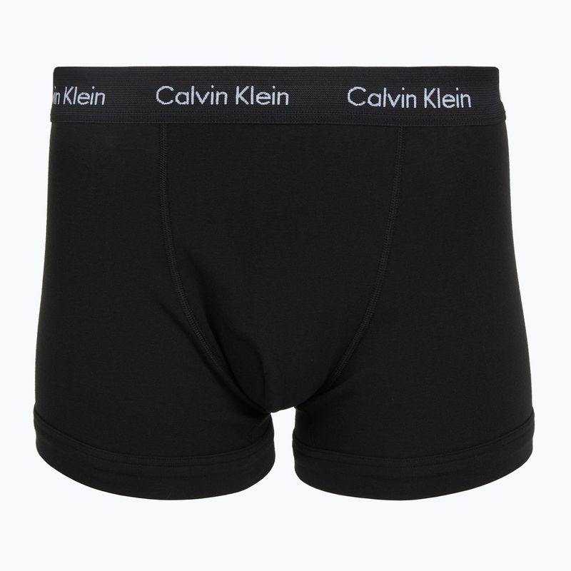 Boxeri pentru bărbați Calvin Klein 0000U2662G Trunk 3 perechi classic blue/porpoise/black 4