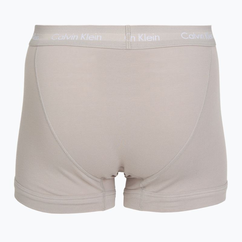 Boxeri pentru bărbați Calvin Klein 0000U2662G Trunk 3 perechi classic blue/porpoise/black 5