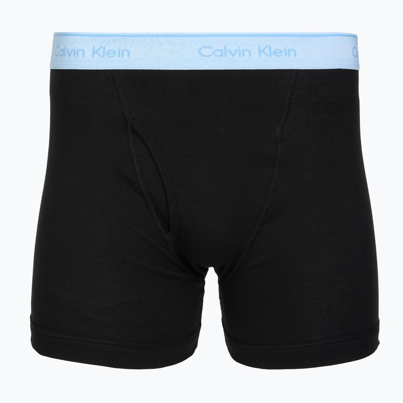 Boxeri Calvin Klein LV00NB1429 Boxer Brief 5 perechi Black Bodies Black Bodies with black/misty grey 2