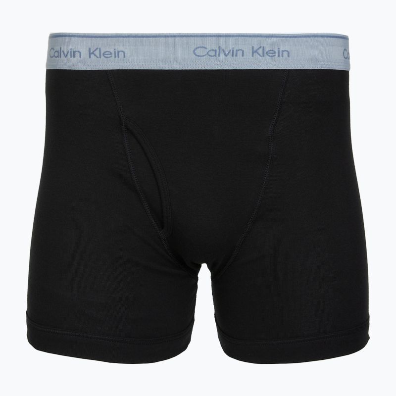 Boxeri Calvin Klein LV00NB1429 Boxer Brief 5 perechi Black Bodies Black Bodies with black/misty grey 3