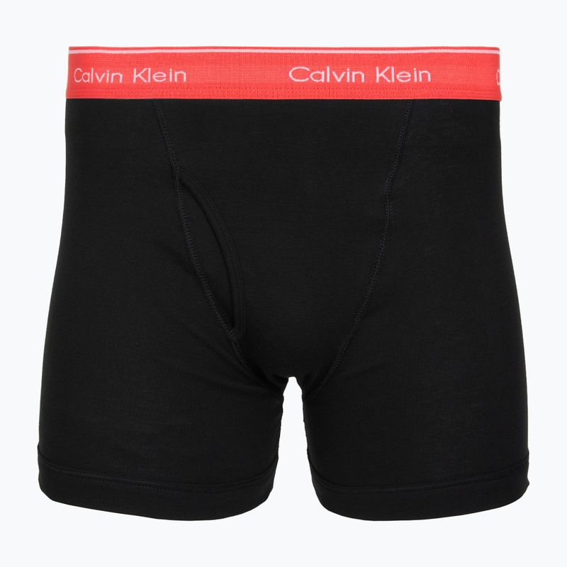 Boxeri Calvin Klein LV00NB1429 Boxer Brief 5 perechi Black Bodies Black Bodies with black/misty grey 4