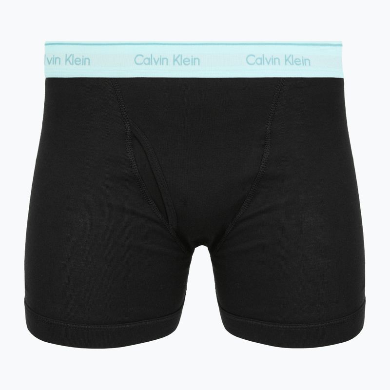 Boxeri Calvin Klein LV00NB1429 Boxer Brief 5 perechi Black Bodies w/black/niagara falls 3