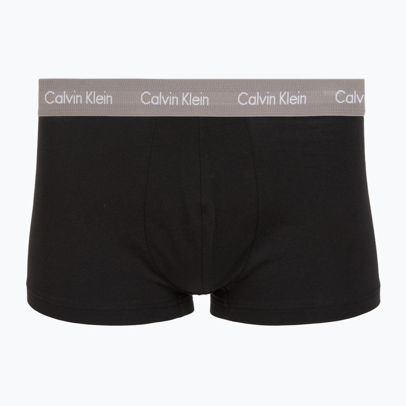 Boxeri Calvin Klein LV00NB4412 Low Rise Trunk 5 perechi of black bodies with driftwood/moonlight 2