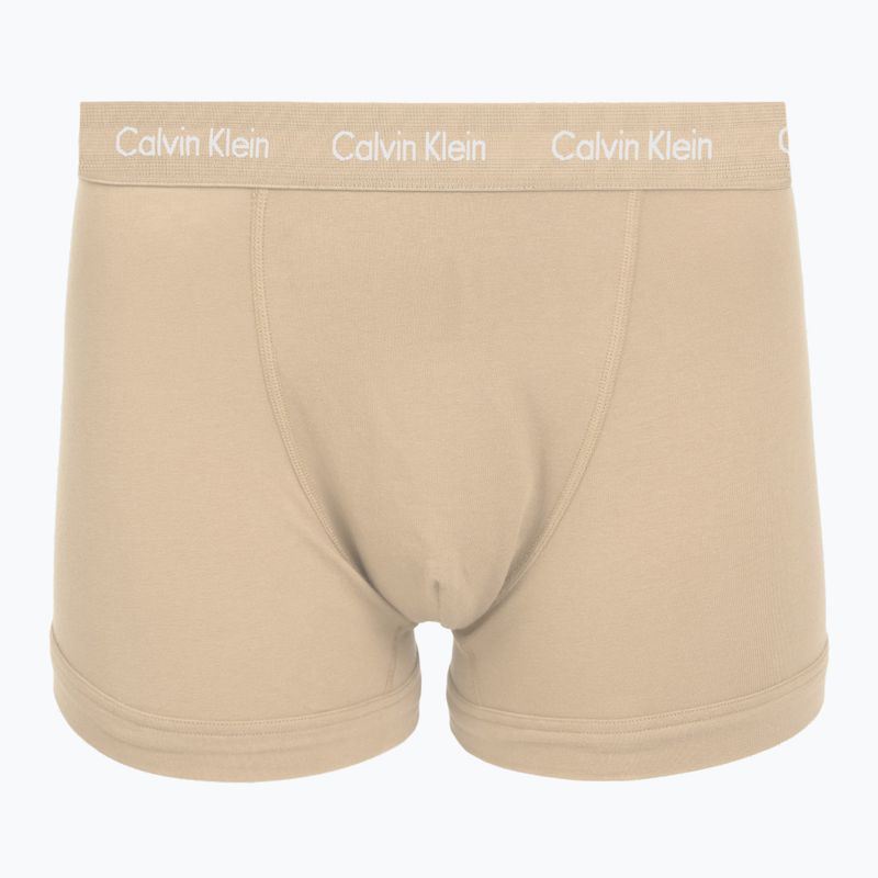 Boxeri pentru bărbați Calvin Klein 0000U2662G Trunk 3 perechi sodalite blue/redwood/white pepper 2
