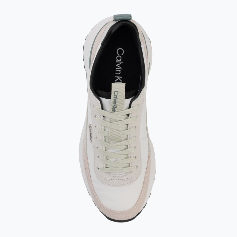 Încălțăminte pentru femei Calvin Klein HW0HW03279 Hike Runner Nylon Mix brilliant white/misty blue/arctic 5