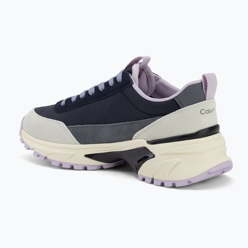 Încălțăminte pentru femei Calvin Klein HW0HW03279 Hike Runner Nylon Mix blue nights/night owl/white 3