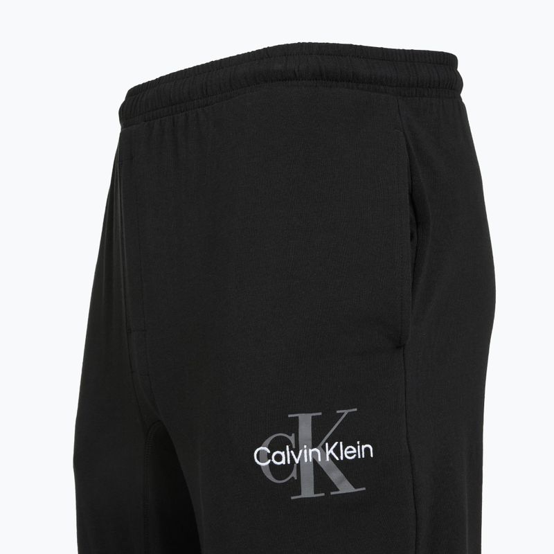 Pantaloni scurți pentru bărbați Calvin Klein LV00NM2973 Monogram Sleep black 3